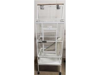 JAULA B005 IDEAL PARA LOROS (24X22) BLANCA, OUTLET PET CENTER & CENTRO AGRICOLA