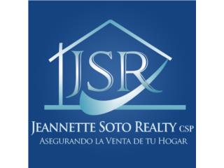 JSR BIENES RAICES  Puerto Rico JEANNETTE SOTO REALTY CSP