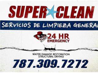 Limpieza de residencias casas apartamentos y mas  Puerto Rico SUPER CLEAN 24/7 Limpiezas 24 horas emergencias 