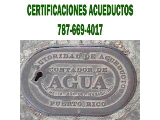 Maestro Plomero Certificaciones AcueductosReal Estate Puerto Rico Bienes Raices