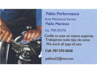 ********MECANICO A DOMICILIO******** Puerto Rico Pablo Performance