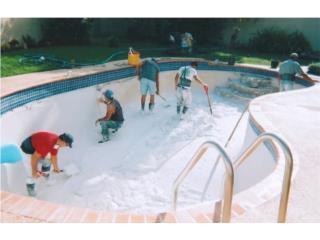 Construcción,Remarmolizacion,Remodelación Piscinas Puerto Rico TECHNO CONTRACTORS