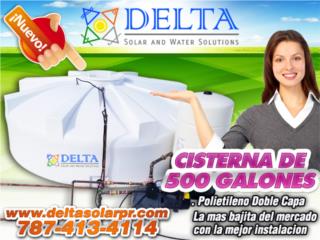 Reparacion y mantenimiento de CISTERNAS DE AGUA Puerto Rico DELTA SOLAR CORP. 787.413.4114