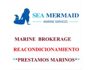 Servicios integrados en la venta de tu lancha Puerto Rico Sea Mermaid Marine Services One, Inc.
