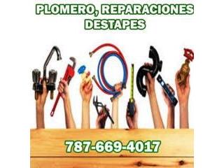 San Juan - Condado-Miramar Puerto Rico Apartamento, Maestro Plomero Certificaciones AAA, Reparaciones