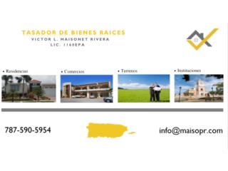 Tasador Victor Maisonet Puerto Rico Maiso Realty & Investments