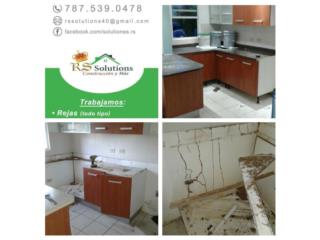 Restauracion gabinetes cocina Area Todos/All,Puerto Rico, RS SOLUTIONS