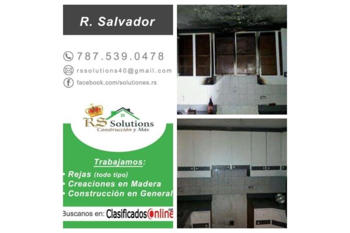 Restauracion gabinetes cocina Area Todos/All,Puerto Rico, RS SOLUTIONS