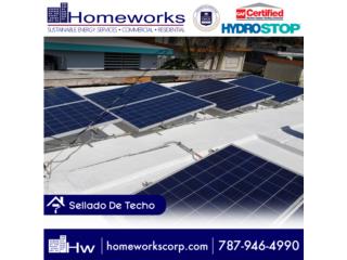 Sellamos techo con paneles solares Puerto Rico Homeworks Corporation