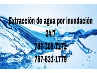 Extracción de agua inundación 24/7 Puerto Rico SUPER CLEAN 24/7 Limpiezas 24 horas emergencias