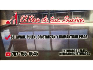 Cristalizado, diamantizado y/o pulido de pisos Puerto Rico EL PISO DE TUS SUENOS