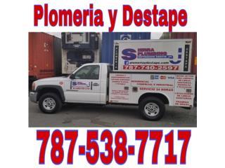 Clasificados Puerto Rico EMERGENCIAS PLOMERIA  24 HORAS  DESTAPES 24/7