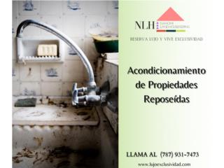 Propiedades reposedas - acondicionamiento  Puerto Rico Nahomi Land-Housekeeping