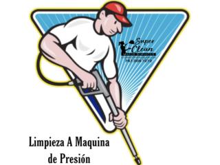 Limpieza maquina de Presión Puerto Rico SUPER CLEAN 24/7 Limpiezas 24 horas emergencias