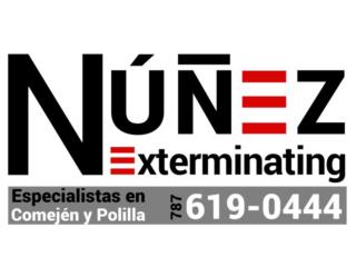 COMEJÉN, POLILLA, CERTIFICACIONES?? Puerto Rico NÚÑEZ EXTERMINATING LIC.2630
