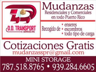 Mudanzas D.D Económicas 24/7 Puerto Rico D.D Transport Service