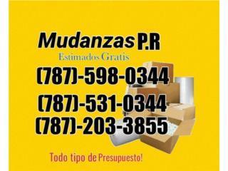 Mudanza Urgente Residencia y Negocio 598-0344 Puerto Rico Mudanzas Román