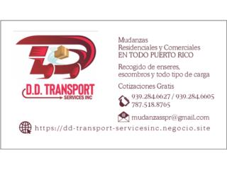 Mudanzas D.D estimados Gratis Puerto Rico D.D Transport Service