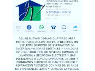 ESPERTOS LAVADORAS CAGUAS GUAYNABO LIMITROFES  Puerto Rico JV APPLIANCE SERVICE