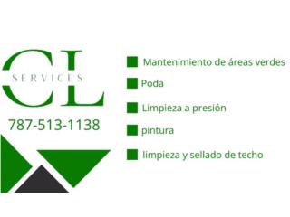 Patios, Limpieza a presin CL SERVICES  Puerto Rico CL Services