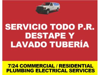 Clasificados Puerto Rico ELECTRICISTAS PLOMEROS DESTAPES DE TUBERIA 24/7