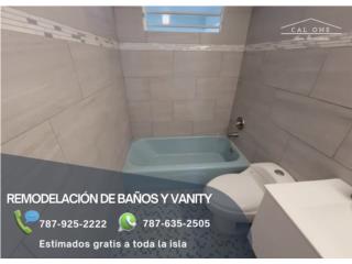 Remodelación de baño y vanity Puerto Rico CAL ONE ENTERPRISES