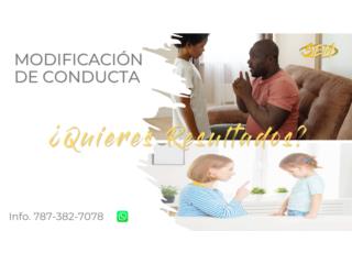 Modificación de Conducta para niños en PR - 100%