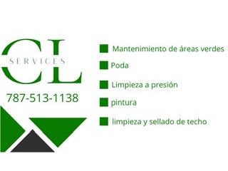 Mantenimiento de reas Verdes, Poda, Pintura Puerto Rico CL Services