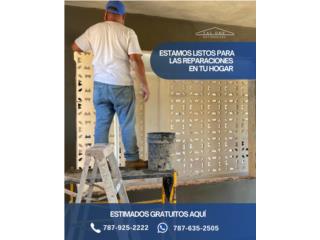 Construcciones livianas y reparaciones  Puerto Rico CAL ONE ENTERPRISES