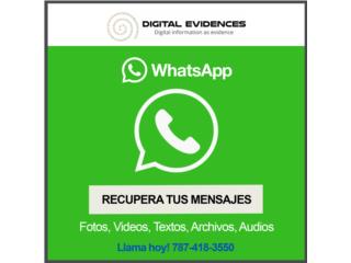 Recupera tus datos de Whatsapp Clasificados Online  Puerto Rico