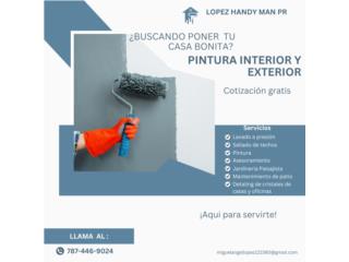 Pintura interior y exterior Puerto Rico Lpez Handy Man PR