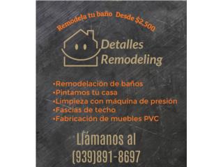 Servicio de remodelacin de baos  Puerto Rico Detalles Remodeling