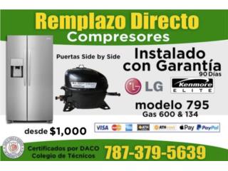 Cataño Puerto Rico Equipo Industrial, Garantía 90 Día En Compresor Kenmore Y LG 