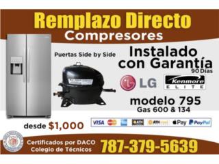 Adjuntas Puerto Rico Cajas Fuertes, Garantía 90 Día En Compresor Kenmore Y LG 