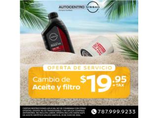 Cambio de aceite y filtro en oferta Clasificados Online  Puerto Rico