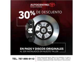 Reemplaza tus pads & disco en nuestro taller Clasificados Online  Puerto Rico