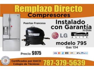 Carolina Puerto Rico Equipo Comercial-Restaurantes y Cocinas, Garanta 30 Da En Compresor Kenmore Y LG 