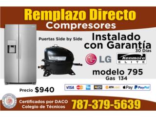 Carolina Puerto Rico Equipo Comercial-Restaurantes y Cocinas, Garanta 30 Da En Compresor Kenmore Y LG 