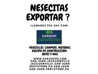 EXPORTACION  AUTOS  ENVIO DESDE USA  A PUERTO RICO