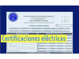 CERTIFICACIONES ELECTRICAS Puerto Rico AS ELECTRIC PR LLC