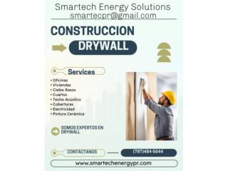 Electricidad,Gypsum board, Facias,Iluminacion LED Puerto Rico Smartech Energy Solutions 