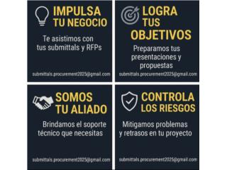 Preparacin de submittals y Compras Puerto Rico Procurement Services