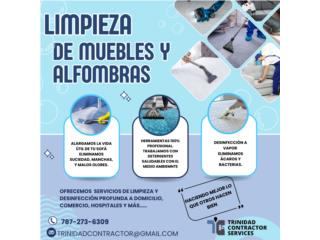 Lavado de muebles y alfombras Puerto Rico TRINIDAD CONTRACTOR SERVICES