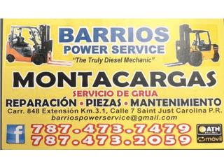 Montacargas reparacion Puerto Rico Barrios Power Service
