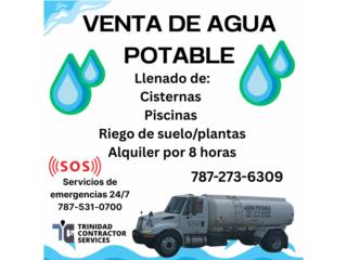 VENTA DE AGUA POTABLE Puerto Rico TRINIDAD CONTRACTOR SERVICES