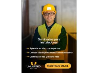 Seminarios para instaladores equipo solar, Unlimited Energy Power