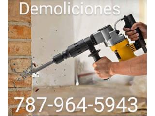 Recogemos todo tipo de escombros  Puerto Rico ESCOMBROS, DEMOLICIONES Y OTROS SERVICIOS
