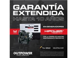 Instalacion y Mantenimiento Generadores , OUTPOWER ENERGY CORP.