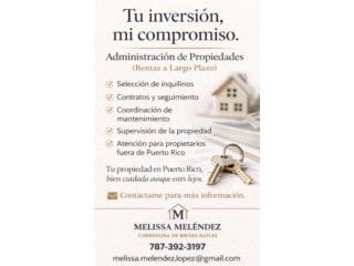 Tu inversi�n, mi compromiso., Melissa Mel�ndez Real Estate
