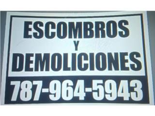Demoliciones / pintura recidencial  Puerto Rico ESCOMBROS, DEMOLICIONES Y OTROS SERVICIOS